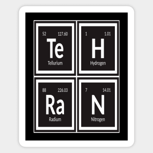 Tehran Table of Elements Sticker